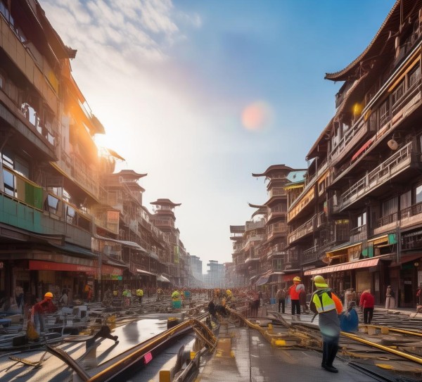 东丰商贸城改建工程项目，焕新升级，赋能区域经济发展新篇章