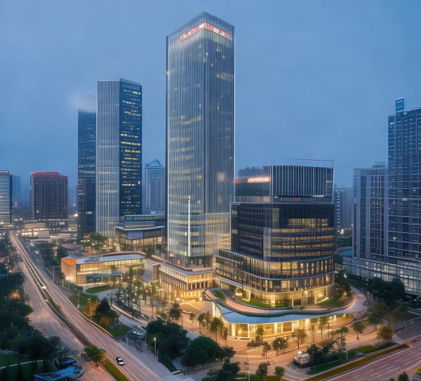 官湖新华商贸城项目地址，区位优越，成为区域商业新地标与经济发展引擎